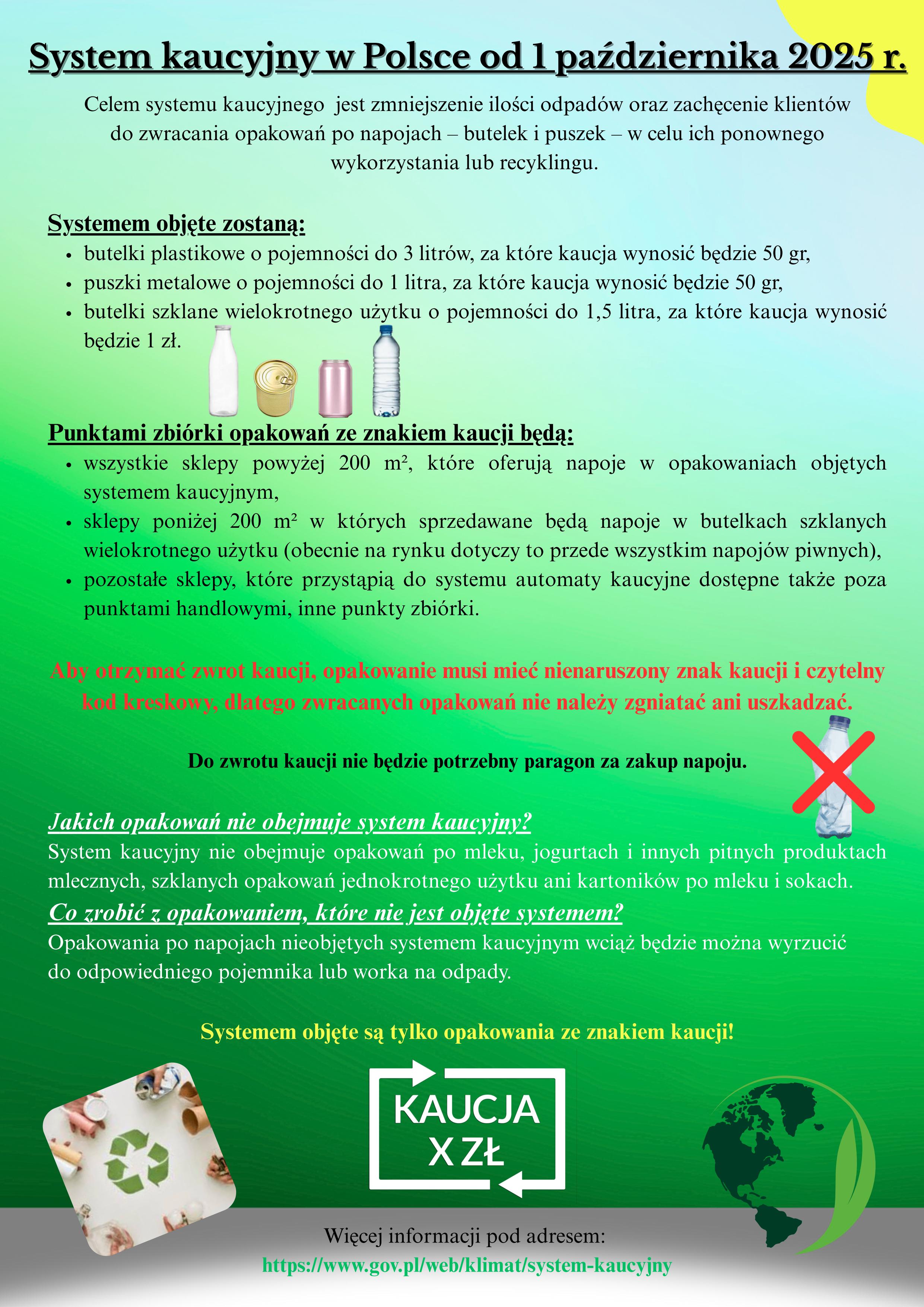 plakat z informacją dla mieszkańców