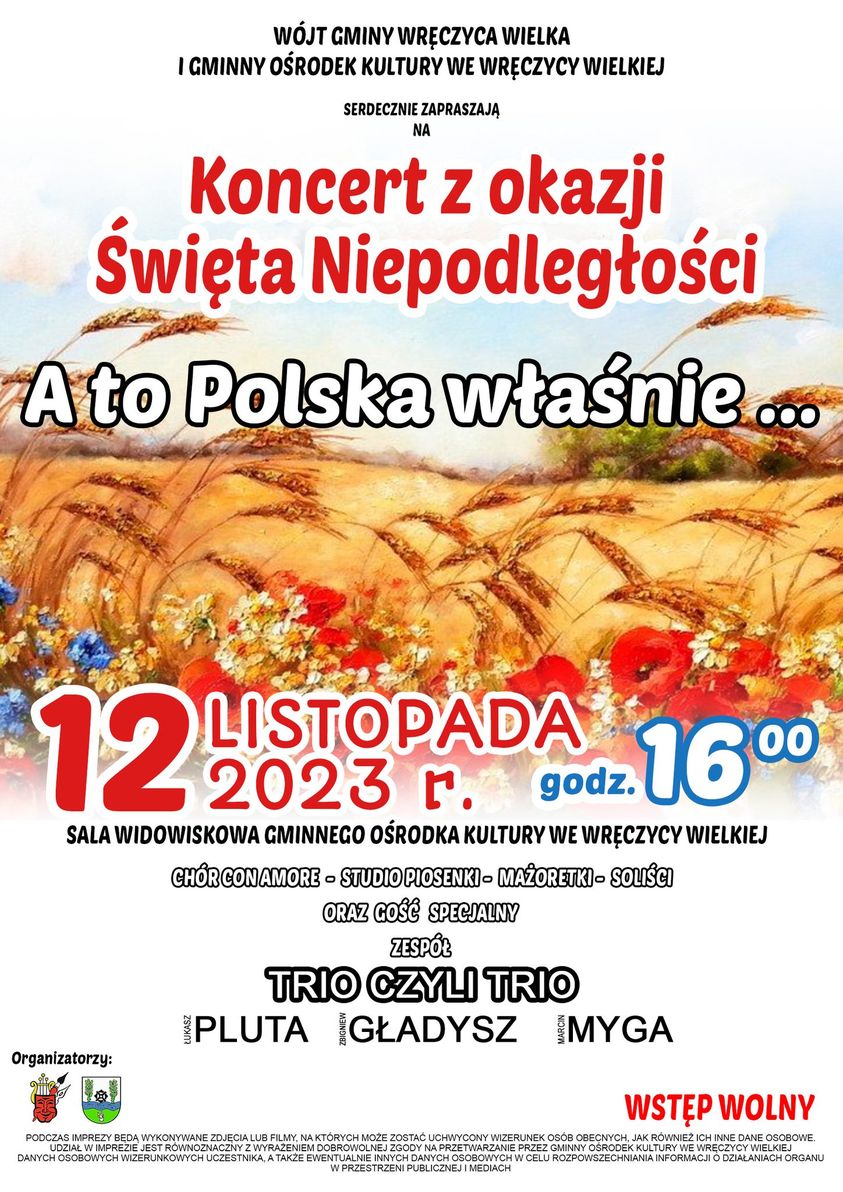 Plakat na koncert 
