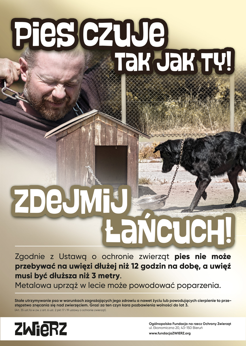 plakat informujący o akcji