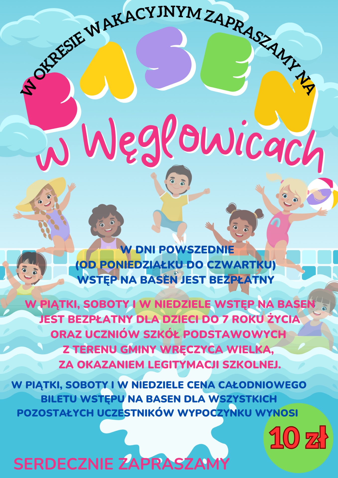 plakat z informacją 