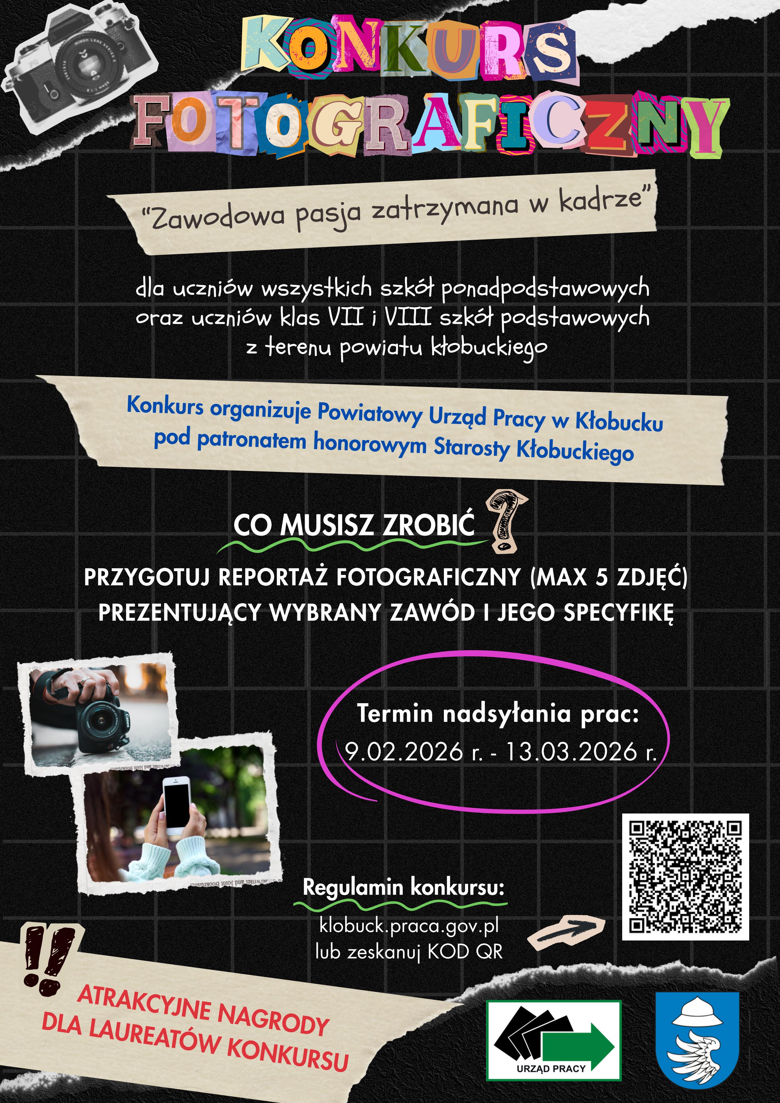 plakat informujący o konkursie 