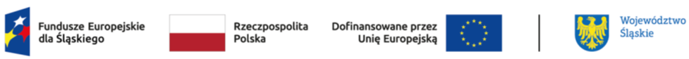 logotypy UE, Flaga Rp, Wojew&oacute;dztwo Śląskie